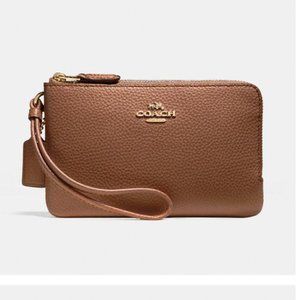 Coach Wristlet - Double Corner Zip